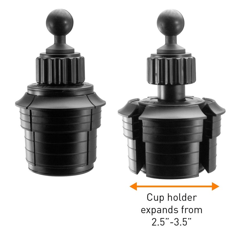 iBOLT Bolt 25mm (1 Inch) Adjustable cupholder Mount - Expands to fit Most cupholders and is Compatible with All 25mm or 1 inch mounts - Image 3